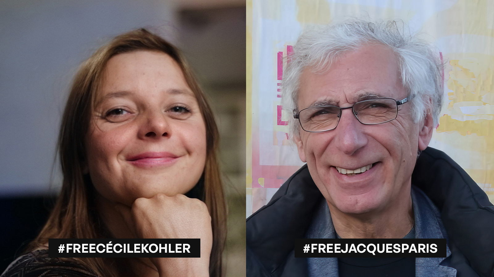Jacques Paris et Cécile Kohler, otages en Iran depuis 700 jours